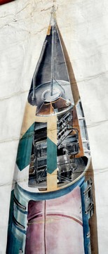 World War II German A-4 ballistic missile that when used as a weapon was known as the V-2