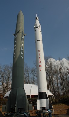 Redstone ballistic missile and the Jupiter-C