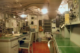 Battleship USS Alabama Radio Central